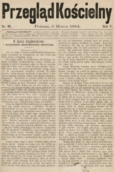 Przegląd Kościelny. 1884, nr 36