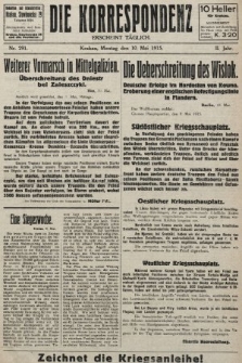 Die Korrespondenz. 1915, nr  291