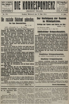 Die Korrespondenz. 1915, nr  293
