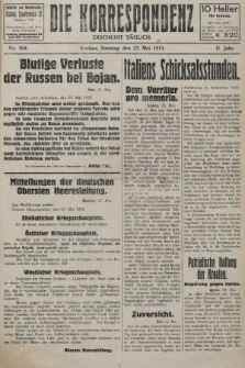 Die Korrespondenz. 1915, nr  304