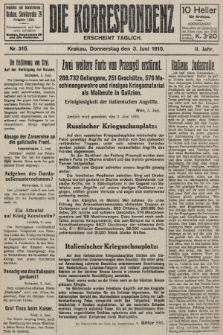 Die Korrespondenz. 1915, nr  315