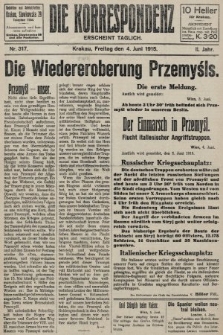 Die Korrespondenz. 1915, nr  317
