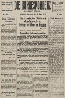 Die Korrespondenz. 1915, nr  318