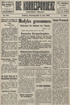 Die Korrespondenz. 1915, nr  319