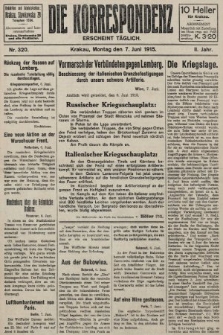 Die Korrespondenz. 1915, nr  320