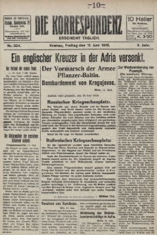 Die Korrespondenz. 1915, nr  324