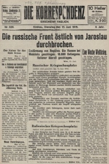 Die Korrespondenz. 1915, nr  329
