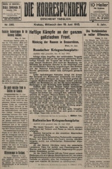 Die Korrespondenz. 1915, nr  330