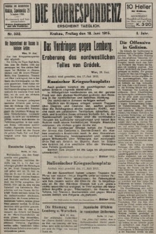 Die Korrespondenz. 1915, nr  332