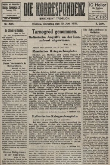 Die Korrespondenz. 1915, nr  333