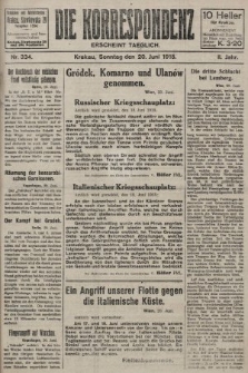 Die Korrespondenz. 1915, nr  334