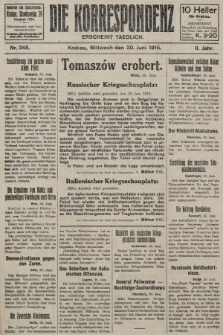 Die Korrespondenz. 1915, nr  345