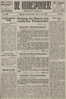 Die Korrespondenz. 1915, nr  346