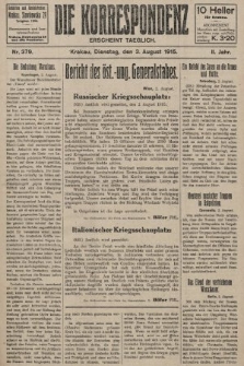 Die Korrespondenz. 1915, nr  379
