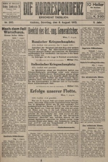 Die Korrespondenz. 1915, nr  385