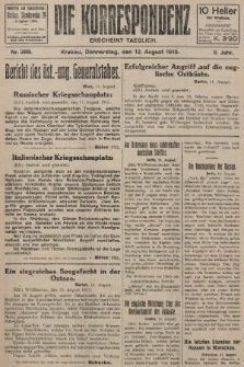 Die Korrespondenz. 1915, nr  389