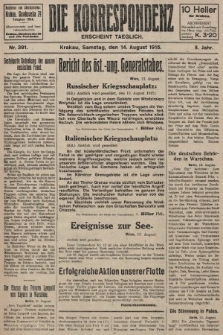 Die Korrespondenz. 1915, nr  391
