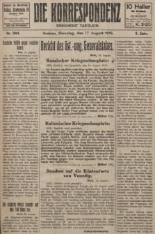 Die Korrespondenz. 1915, nr  394