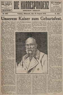 Die Korrespondenz. 1915, nr  395