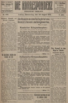 Die Korrespondenz. 1915, nr  403
