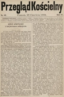 Przegląd Kościelny. 1883, nr 52