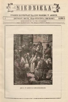 Niedziela : tygodnik ilustrowany dla ludu polskiego w Ameryce. 1893, nr 3