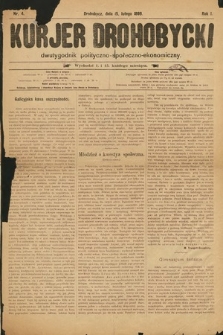 Kurjer Drohobycki : dwutygodnik polityczno-społeczno-ekonomiczny. 1899, nr 4