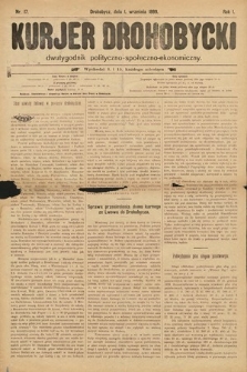 Kurjer Drohobycki : dwutygodnik polityczno-społeczno-ekonomiczny. 1899, nr 17