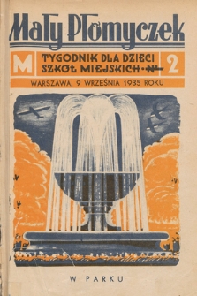 Mały Płomyczek : tygodnik dla dzieci szkół miejskich. 1935-1936, nr 2
