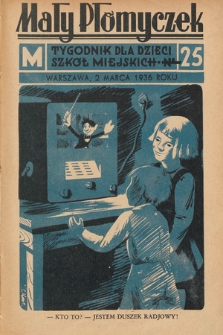 Mały Płomyczek : tygodnik dla dzieci szkół miejskich. 1935-1936, nr 25