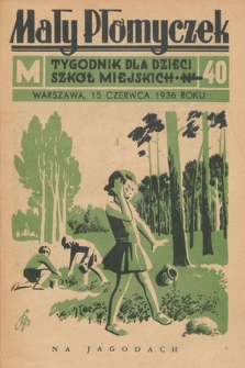 Mały Płomyczek : tygodnik dla dzieci szkół miejskich. 1935-1936, nr 40