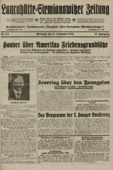 Laurahütte-Siemianowitzer Zeitung : enzige älteste und gelesenste Zeitung von Laurahütte-Siemianowitz mit wöchentlicher Unterhaitungsbeilage. 1929, nr 179