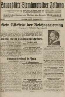 Laurahütte-Siemianowitzer Zeitung : enzige älteste und gelesenste Zeitung von Laurahütte-Siemianowitz mit wöchentlicher Unterhaitungsbeilage. 1929, nr 197