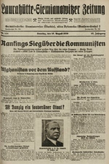 Laurahütte-Siemianowitzer Zeitung : enzige älteste und gelesenste Zeitung von Laurahütte-Siemianowitz mit wöchentlicher Unterhaitungsbeilage. 1930, nr 124