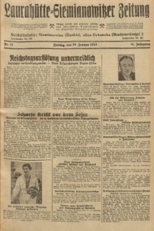 Laurahütte-Siemianowitzer Zeitung : enzige älteste und gelesenste Zeitung von Laurahütte-Siemianowitz mit wöchentlicher Unterhaitungsbeilage. 1933, nr 12