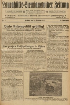 Laurahütte-Siemianowitzer Zeitung : enzige älteste und gelesenste Zeitung von Laurahütte-Siemianowitz mit wöchentlicher Unterhaitungsbeilage. 1933, nr 31