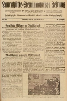 Laurahütte-Siemianowitzer Zeitung : enzige älteste und gelesenste Zeitung von Laurahütte-Siemianowitz mit wöchentlicher Unterhaitungsbeilage. 1932, nr 145