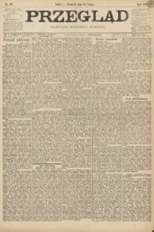 Przegląd polityczny, społeczny i literacki. 1897, nr 48