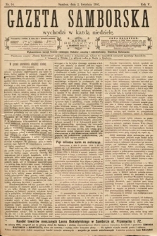 Gazeta Samborska. 1905, nr 14