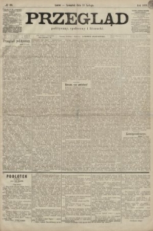Przegląd polityczny, społeczny i literacki. 1899, nr 38