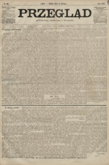 Przegląd polityczny, społeczny i literacki. 1899, nr 40