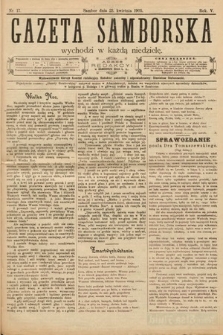 Gazeta Samborska. 1905, nr 17
