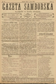 Gazeta Samborska. 1905, nr 19