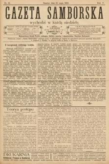 Gazeta Samborska. 1905, nr 21