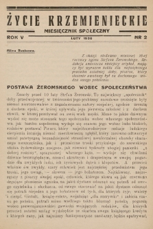 Życie Krzemienieckie : miesięcznik społeczny. 1936, nr 2