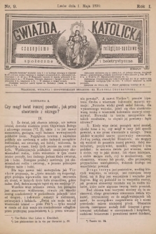 Gwiazda Katolicka : czasopismo religijno-naukowe, społeczne i beletrystyczne. 1890, nr 9
