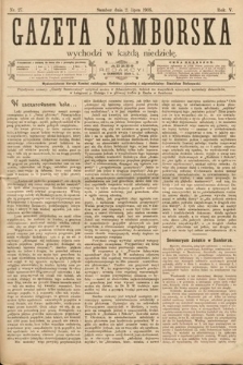 Gazeta Samborska. 1905, nr 27