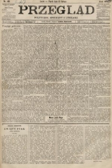 Przegląd polityczny, społeczny i literacki. 1894, nr 43
