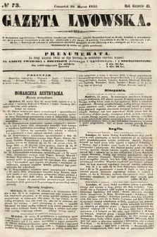 Gazeta Lwowska. 1855, nr 73