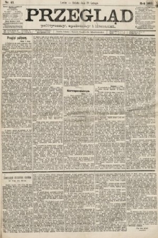 Przegląd polityczny, społeczny i literacki. 1892, nr 41
